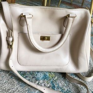 JCrew pale pink leather purse